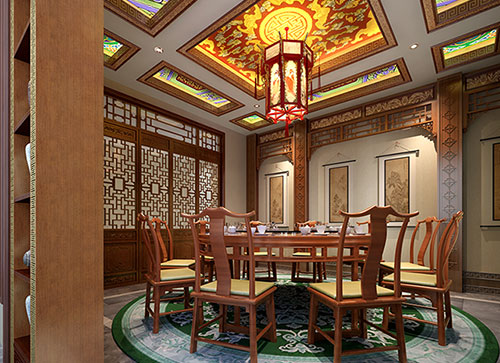 榆林中式古典风格家居装修设计效果图