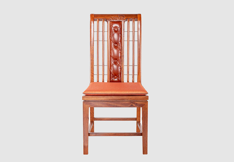 榆林芙蓉榭中式实木餐椅效果图